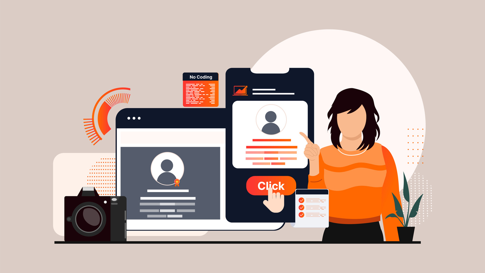 Maximizing Cam Profile Visibility on Mobile Platforms